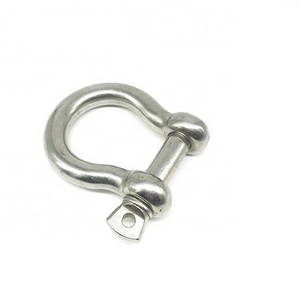 AISI 316 304 Marine Screw Pin Shackle Aduustable Omegal Shackles Stainless Steel Bow Shape Anchor Shackle