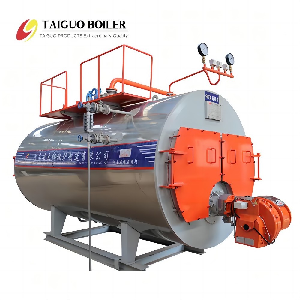 Taiguo Diesel Oil Gas Fired Steam Boiler for Bangladesh 1 2 3 4 -20 Ton Industrial Horizontal Provided Steam Boiler Price List