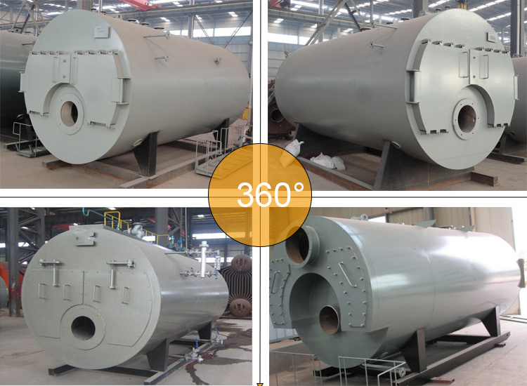 Corrugated Combustion Chamber 500-6000KG/H Fire Gas Oil Diesel Powered Steam Generator from Manufacturer