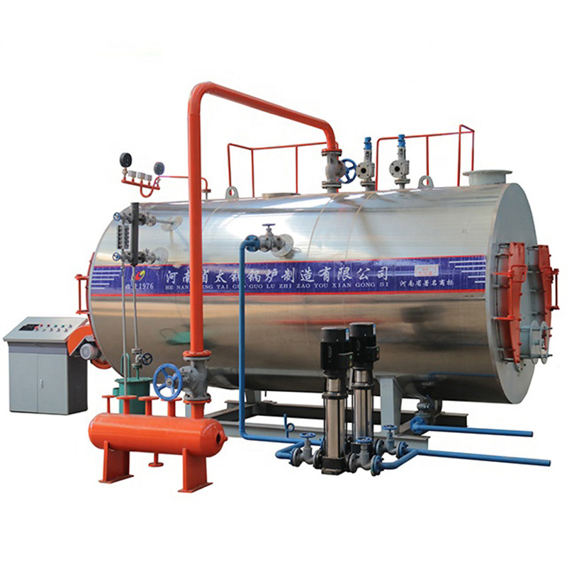 automatic high efficiency safety  3 ton fuel gas steam boiler for dry cleaning machine price