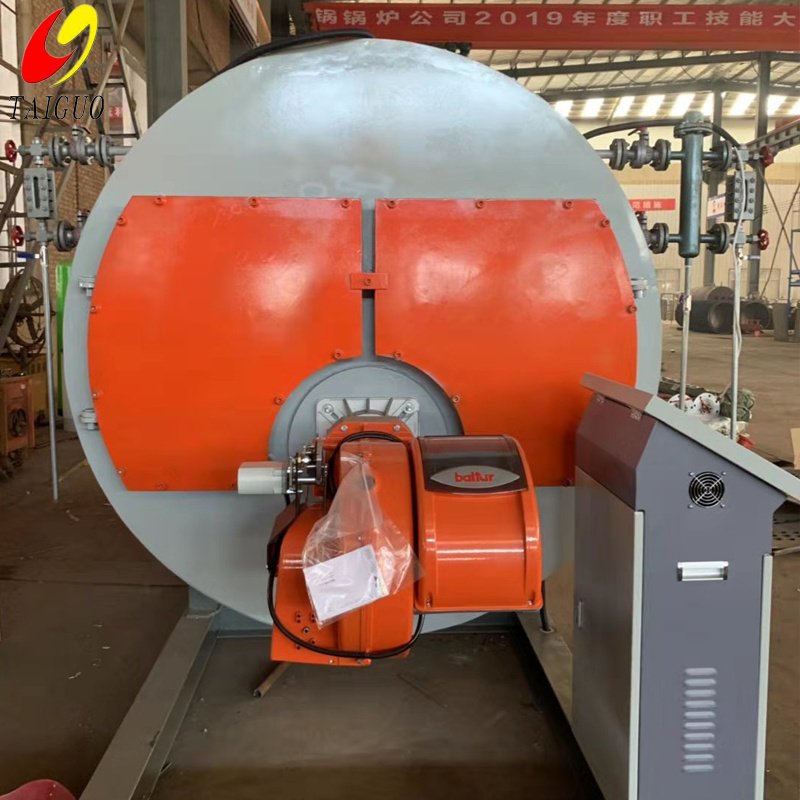 2 ton waste oil gas steam boiler for textile industry