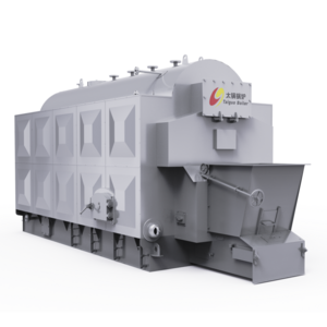 dzl 4 ton  steam boiler coal fired  automatic feeding wood heat treatment