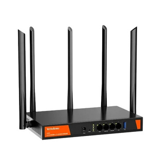 Tenda W30E AX3000 Dual Band Gigabit Wi-Fi6 Enterprise Wireless Router Metal Router with 200+ Clients 5 high gain antennas