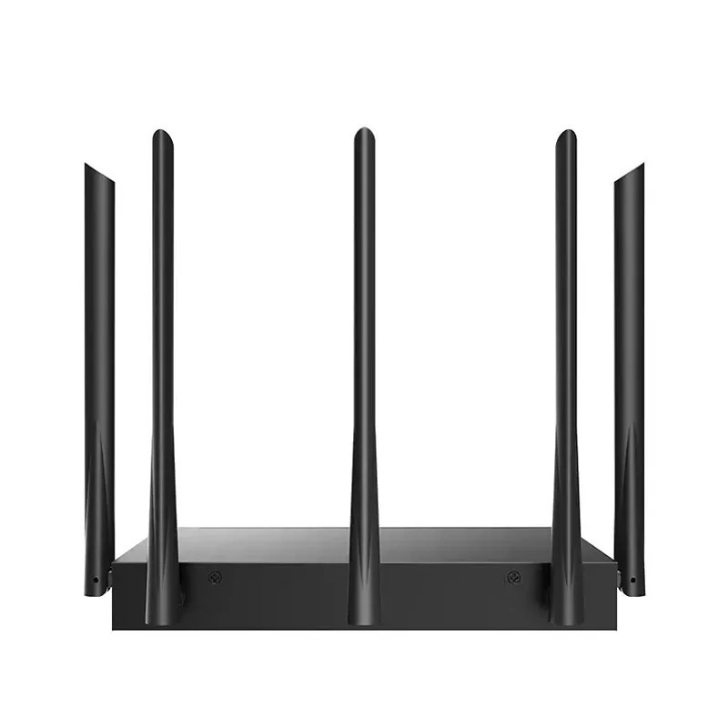 Tenda W30E AX3000 Dual Band Gigabit Wi-Fi6 Enterprise Wireless Router Metal Router with 200+ Clients 5 high gain antennas