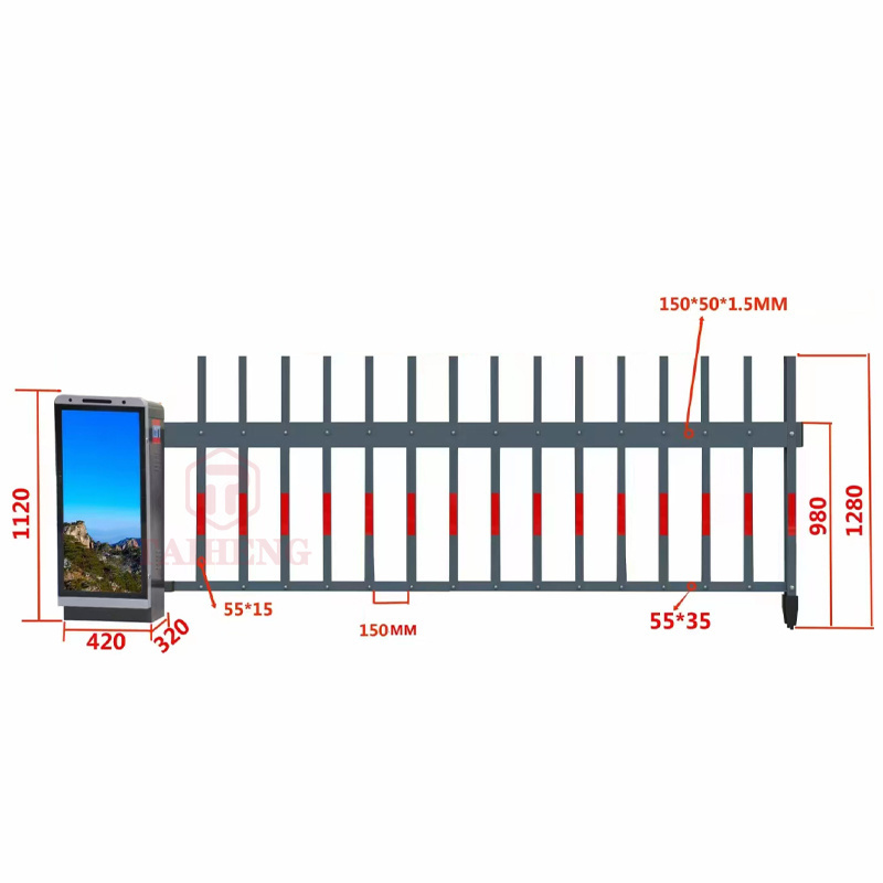 ParkSystem Driveway Gate Parking Barrier System Equipment Traffic Barriers for Secure Parking