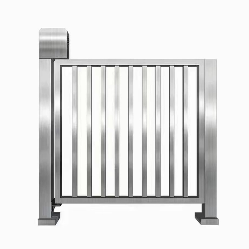 Rotating Advertising Manual Turnstiles with Range Adjustment Swinging Access Control Widened Walkway Swing Barrier Gate