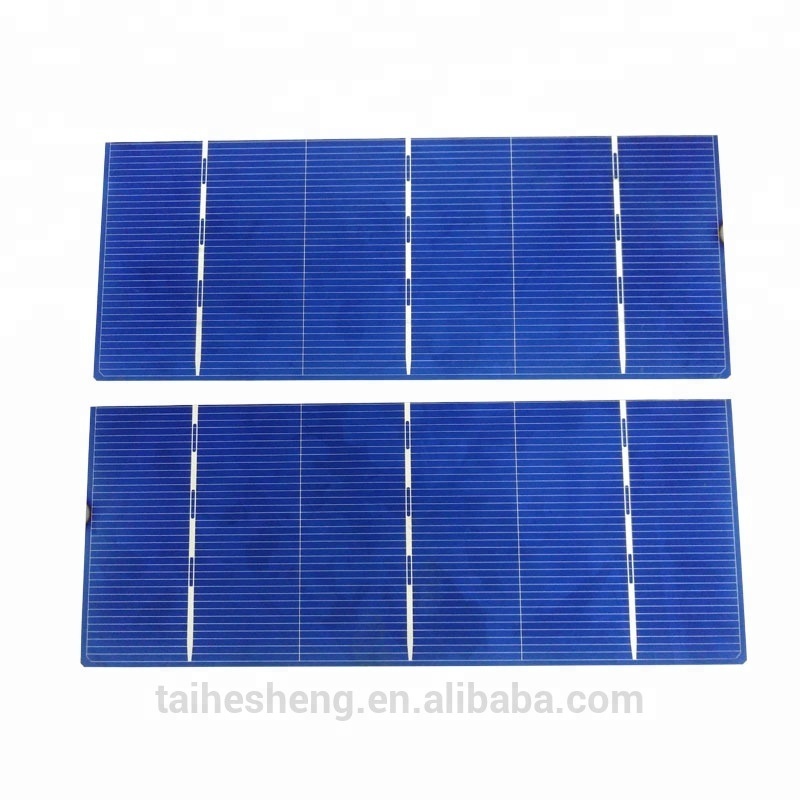 Mini solar cells tab wire pv cells cutting  DIY poly solar cell cutting