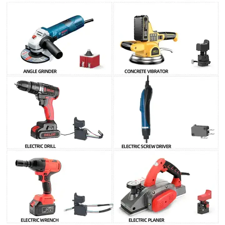 All Kinds of Power Tool Switches Speed Control Trigger Impact Drill Equipment Accessories Variable Speed Switch