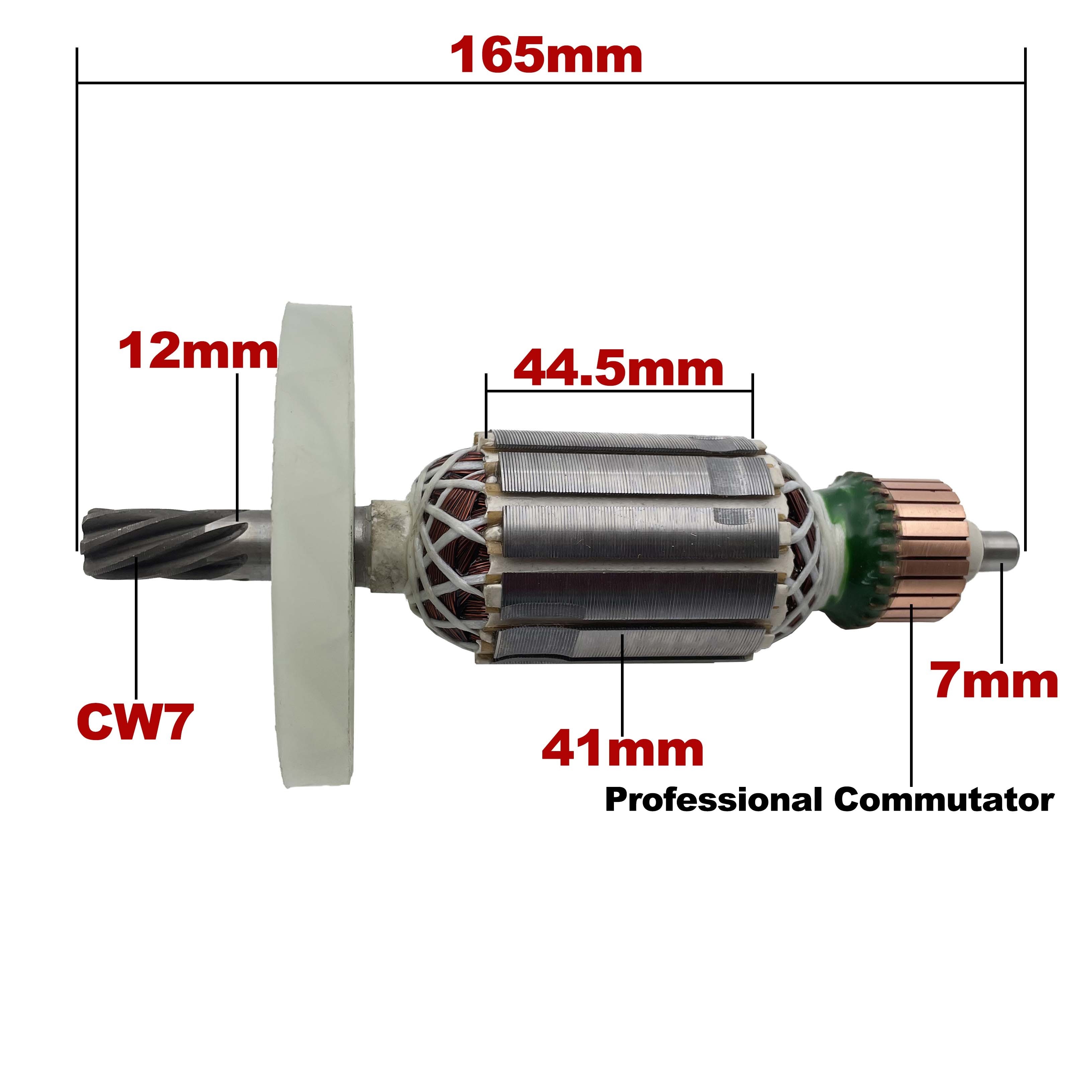 Factory Direct 220V-240V Armature Rotor Replacement Parts For Electric Rotary Hammer HM0810 HM0810T 0810 Armature Spare Parts