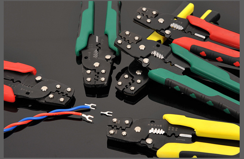 Multifunctional Wire Stripper,Labor-saving And Durable,Electrician's Scissors,Crimping And Cable Stripping Pliers