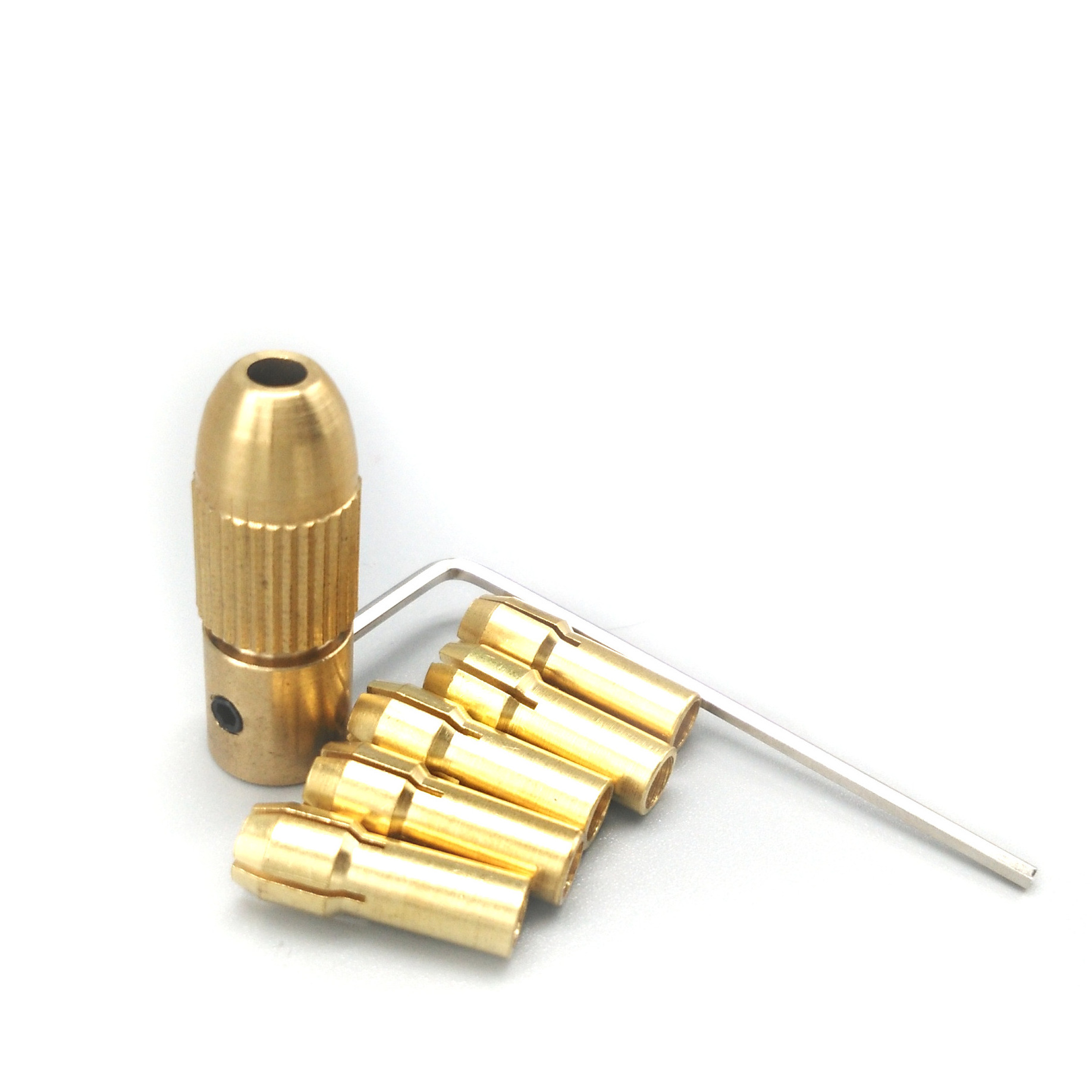 Hot Sell High Quality New Style Best Price 5pcs/set 0.5-3mm Small Electric Drill Bit Collet Micro Twist Chuck Set