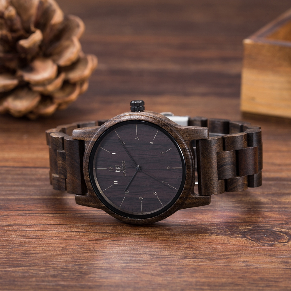 UWOOD 1007 Men Women Quartz Movement Watch For Men And Women Wooden Watches Casual Wood Wristwatch OEM