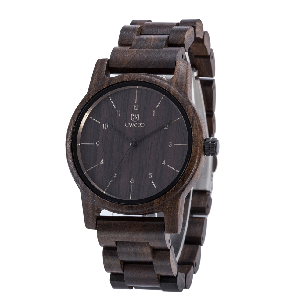 UWOOD 1007 Men Women Quartz Movement Watch For Men And Women Wooden Watches Casual Wood Wristwatch OEM