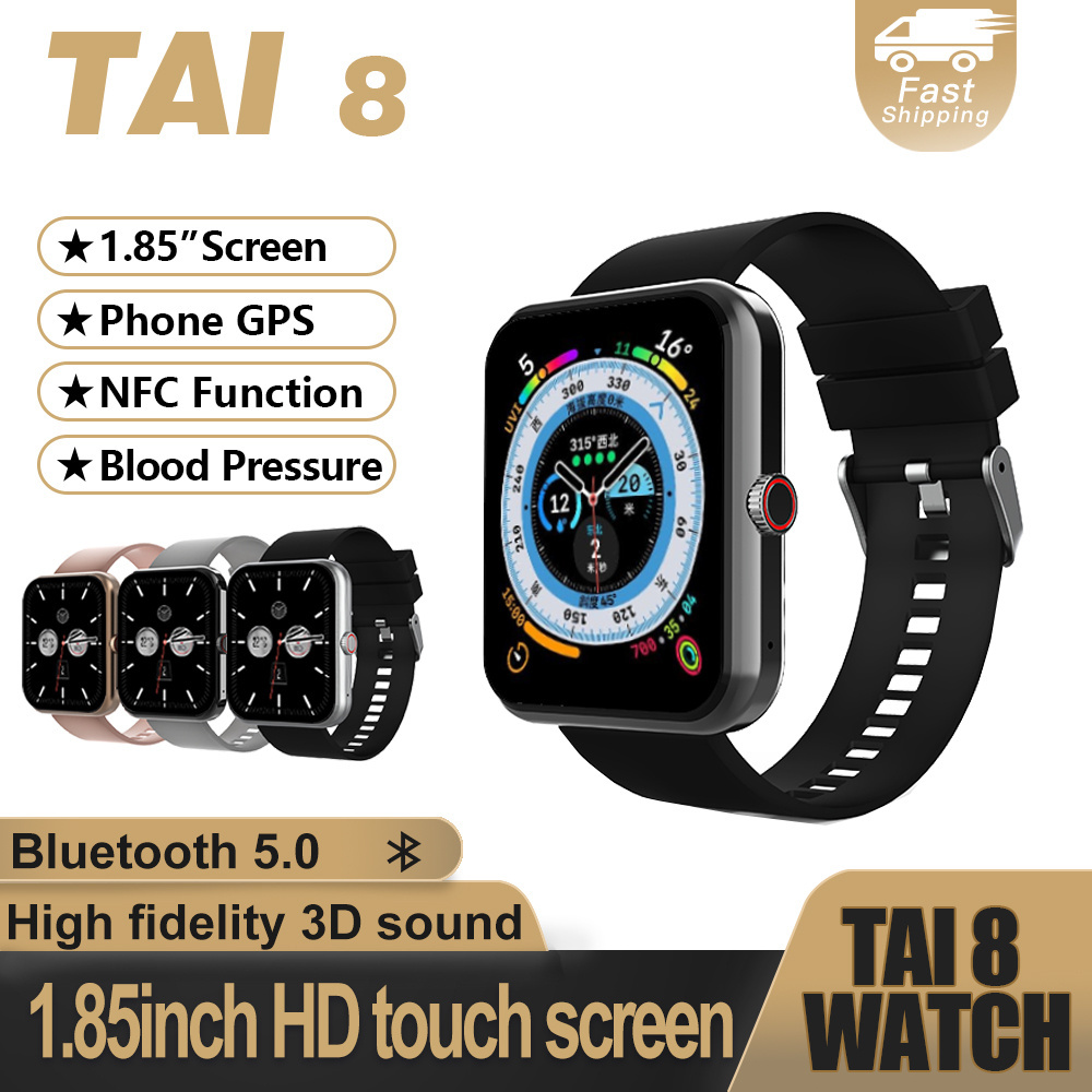 TAIHOM 2024 TAi8 Smartwatch Reloj Inteligente AMOLED 2.02 Inches S8 Smart Watch hombre t900 Ultra Fashion Smart Watch