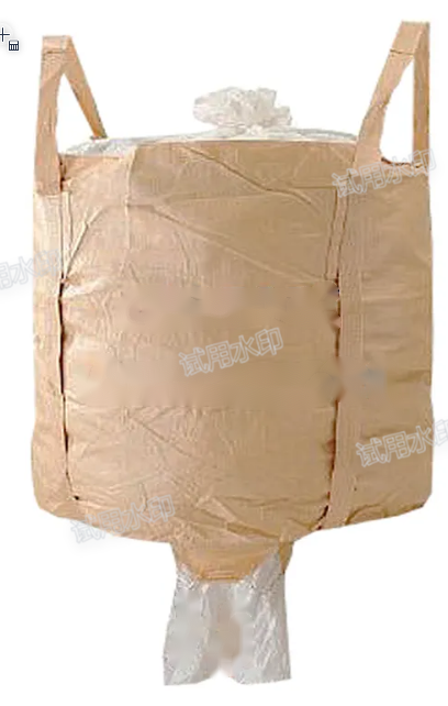 1.5 ton super sack 1000kg Tubular FIBC Jumbo Big Ton Bag Bulk bag With top spout and bottom spout