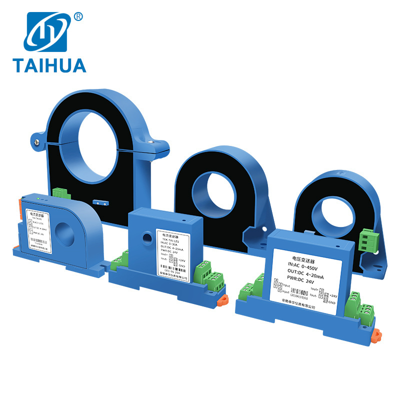 Current To Voltage Transmitter Module DC Current Transducer 0-300AC 0-10v 4 To 20mA Digital Current Transmitter