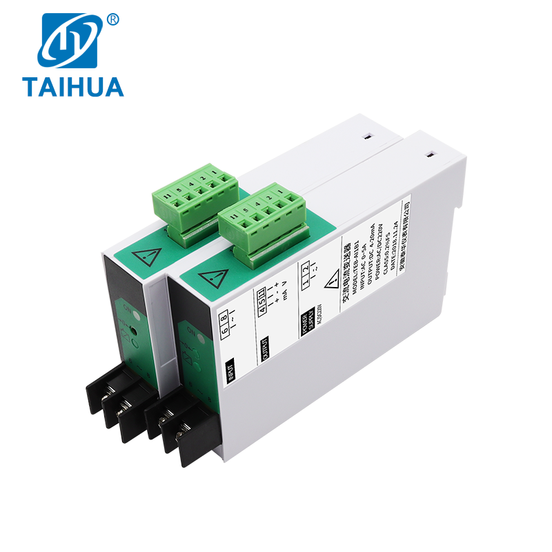 AC/DC current transmitter converts AC signal input 4-20mA Output Signal Isolator