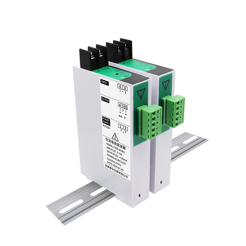 AC Voltage Transmitter Factory Voltage Transmitter Output 4-20mA 35mm Din Rail 0-1000V BSA-U AC Voltage Transmitter