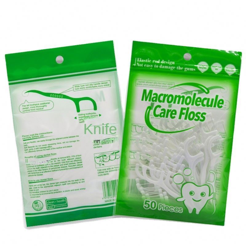 Bulk Biodegradable Personalized Eco Friendly Flosser Silk Tooth Nylon Dental Floss Pick