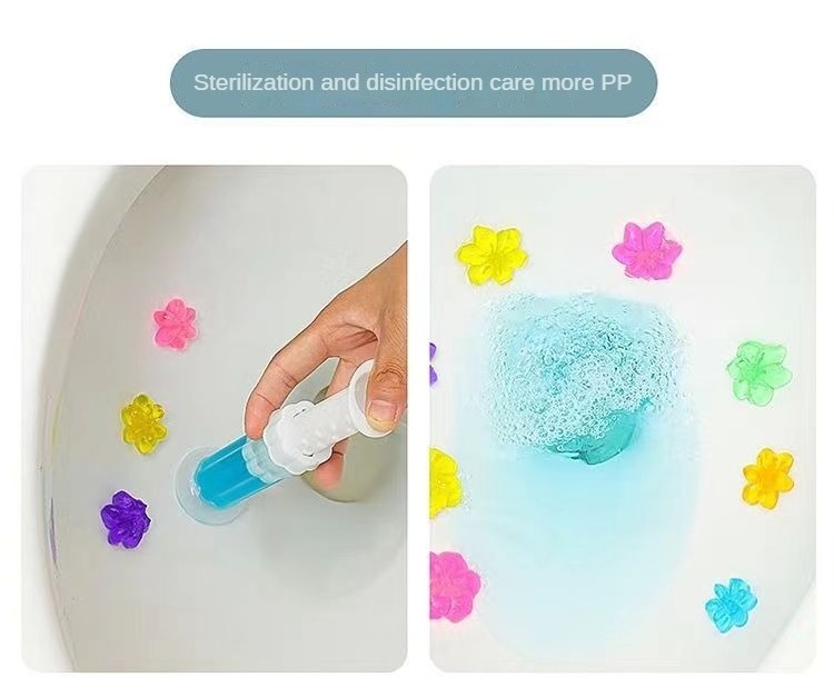 Bathroom Toilet Fragrance Deodorization Cleaner Descaling Remove Odor Stain Cleaning Scent Deodorizer Gel