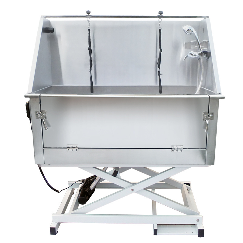 Wholesale Electric Lifting Stainless Steel Pet Bathtub Dog Grooming Bath