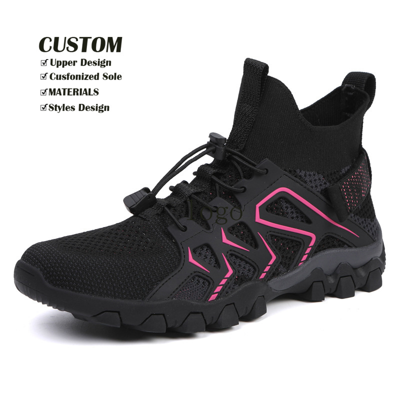 2023 New Outdoor Mountaineering Breathable Hiking Shoes Men's Rock Climbing Running Shoes