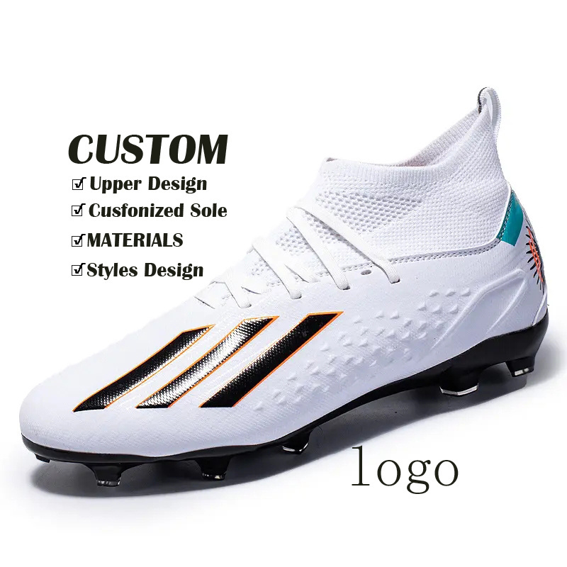 Oem Training Professional Turf Soccer Cleats Mens Athletic Shoes High Quality FG Shoes Football Boots For Men