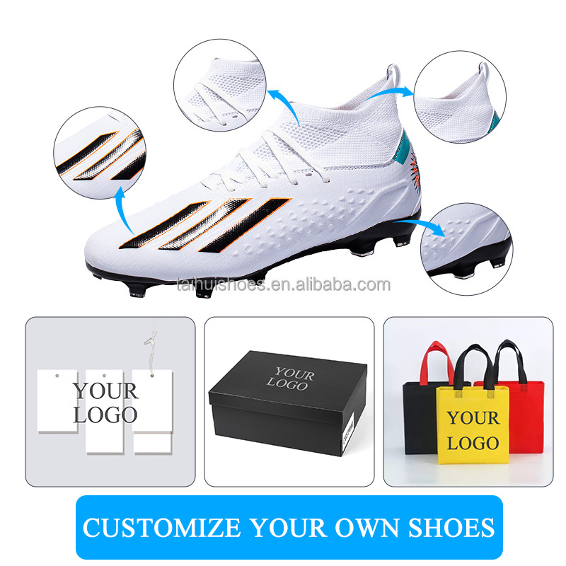 Oem Training Professional Turf Soccer Cleats Mens Athletic Shoes High Quality FG Shoes Football Boots For Men