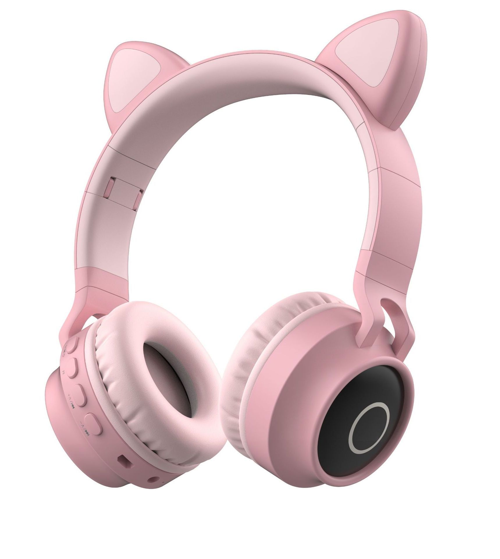 Fashionable Foldable   Earphone Portable Wireless Headsets Cat Ears Cute Earpiece Headphone  for Stereo Earphone