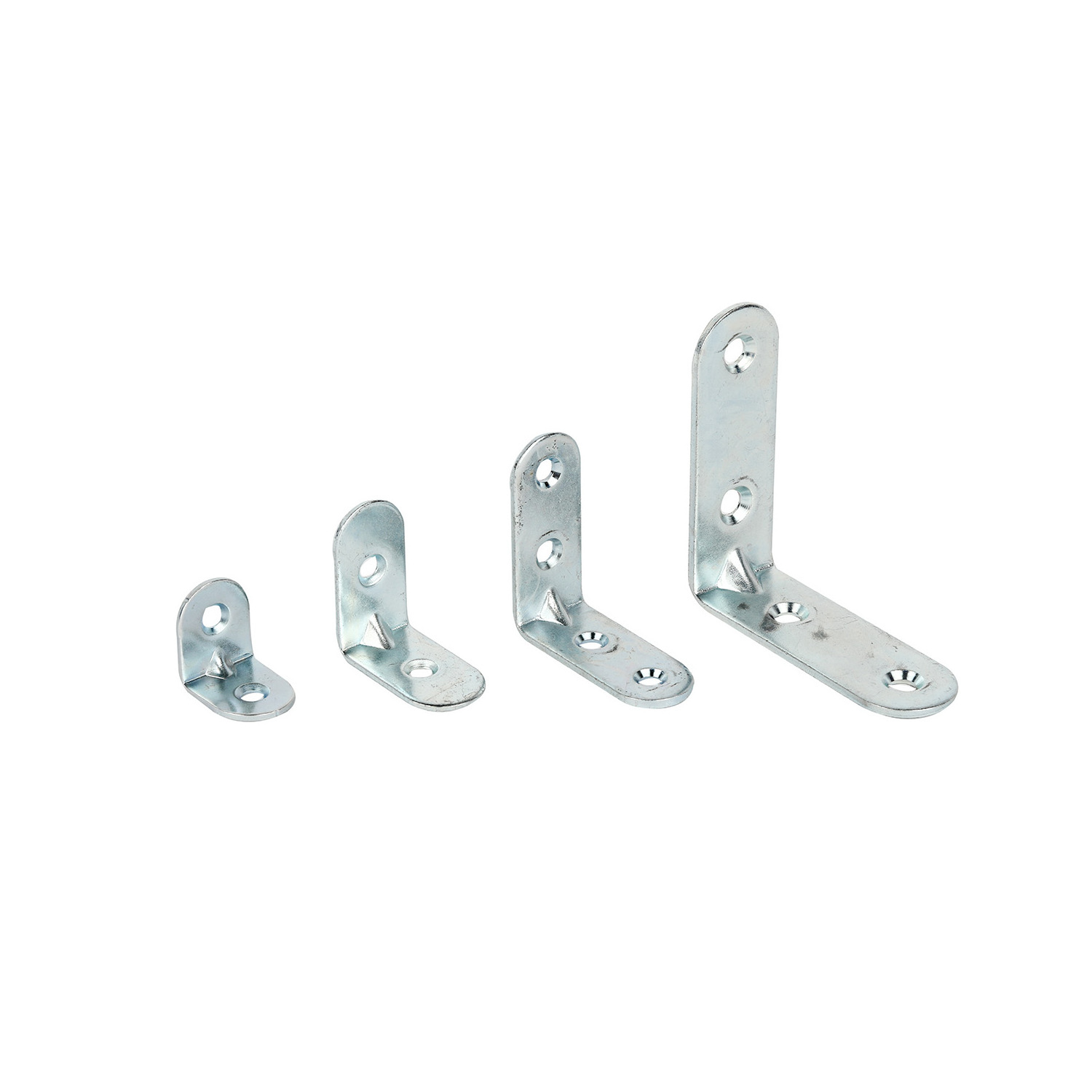 Wholesale L shape 90 degree furniture hardware steel  angle bracket corner wall mounting brace bracket