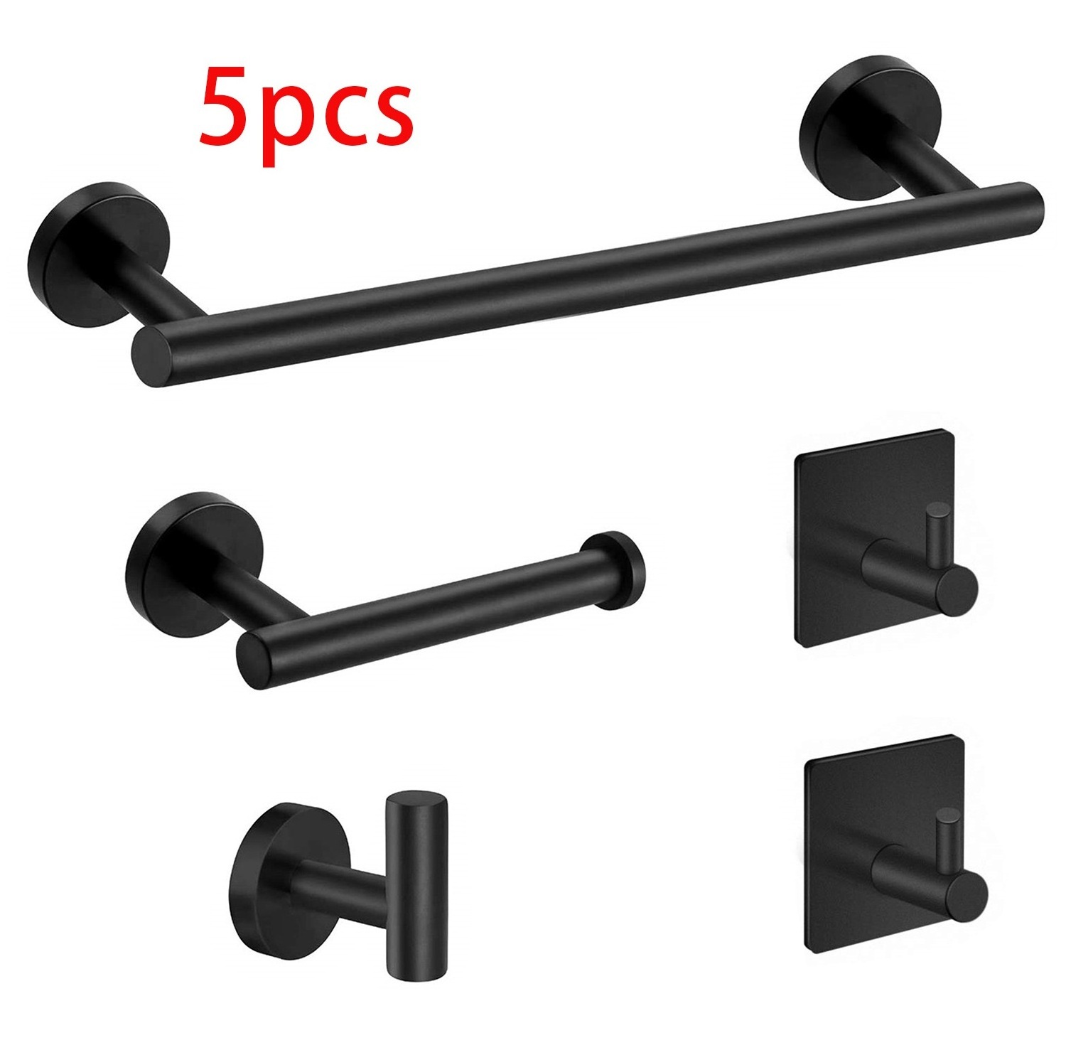 Modern Hand Towel Holder for Bathroom SUS304 Stainless Steel Construction - Variety Pack Bathroom Towel Rack