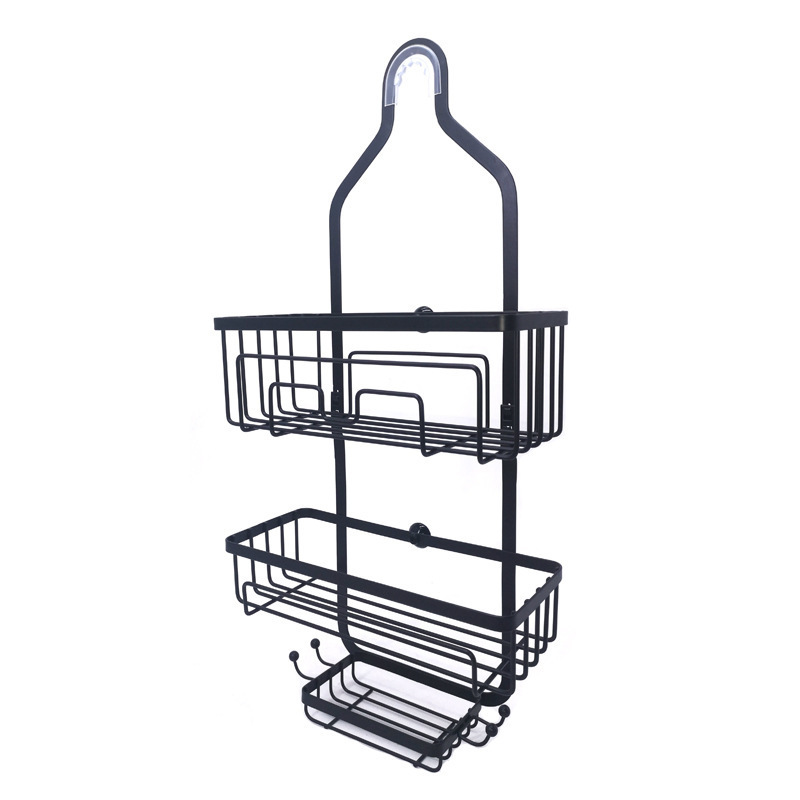 3 Tier Hanging Showers Head Shampoo Organizer No Drilling Bath Storage Bathroom Basket Shower Shelf Caddy