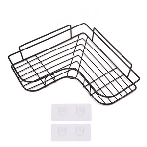 Bathroom Shelf Shelf Wrought Iron Storage Rack  Shower Kitchen Fitted Wall Storage Organizer Rack