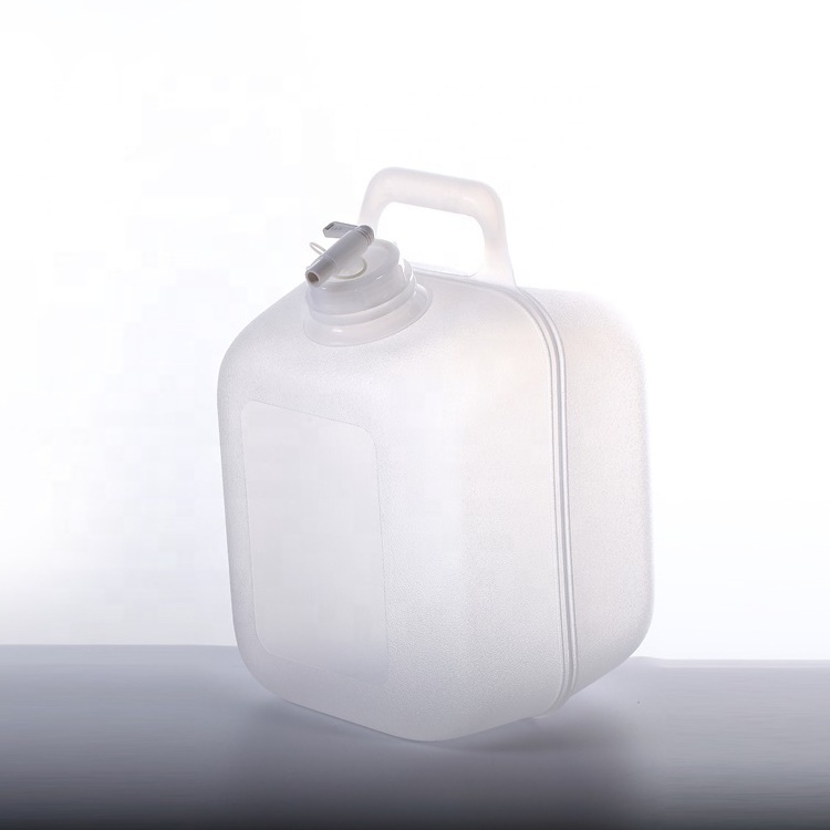 10L Food Grade Ldpe Foldable Water Container Relief Supplies Semi Collapsible Jerry Can With Tap