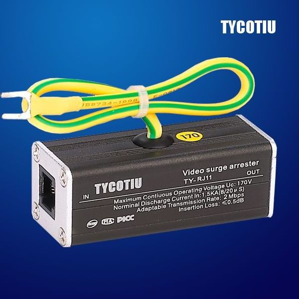 TYCOTIU TY- RJ11 rj11 telephone 110v surge protector surge protection device surge arrester