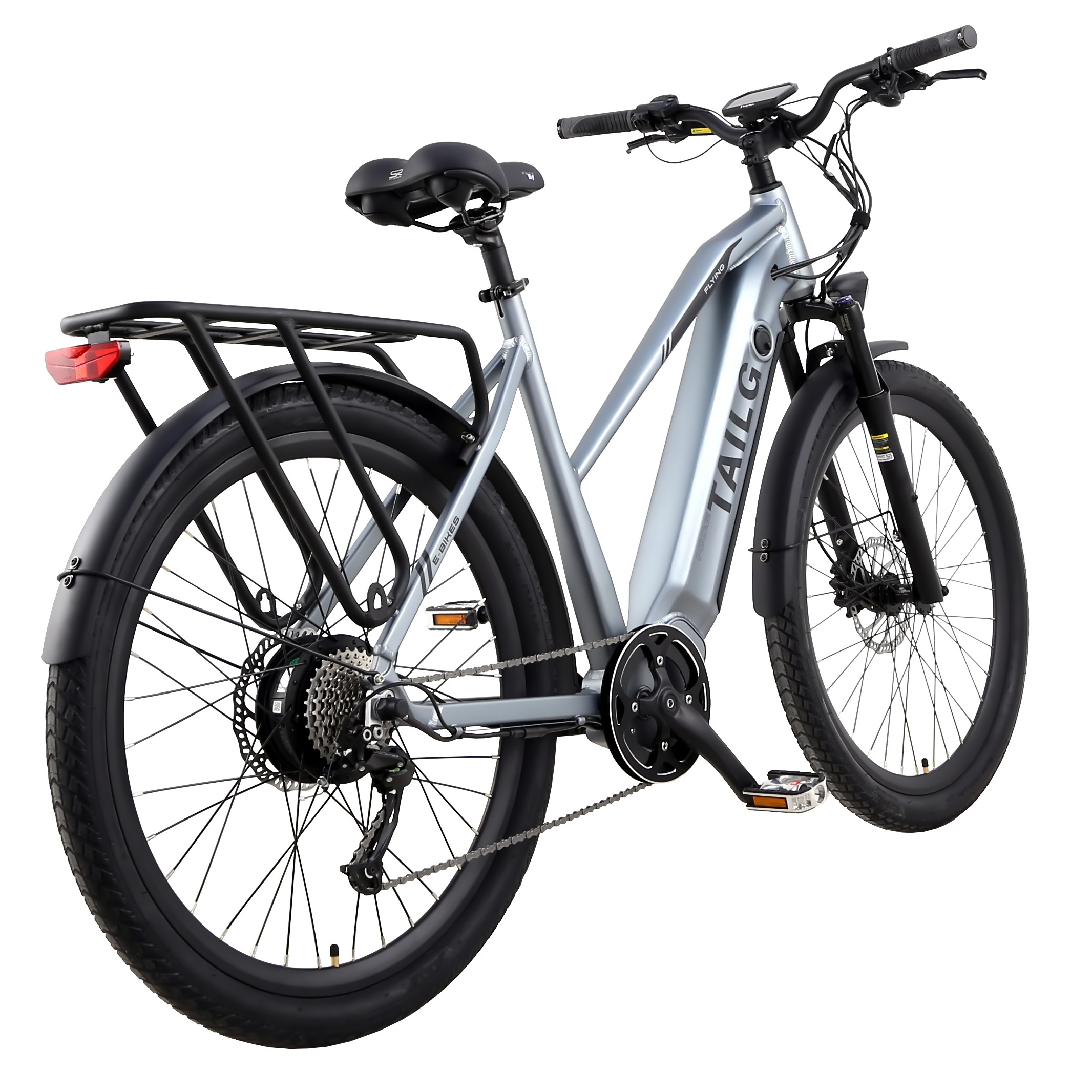 Tailg New Style Adult 500W Customized Suspension Off-road Road Bike Electric Bicycle Fat Tire E Bike For City