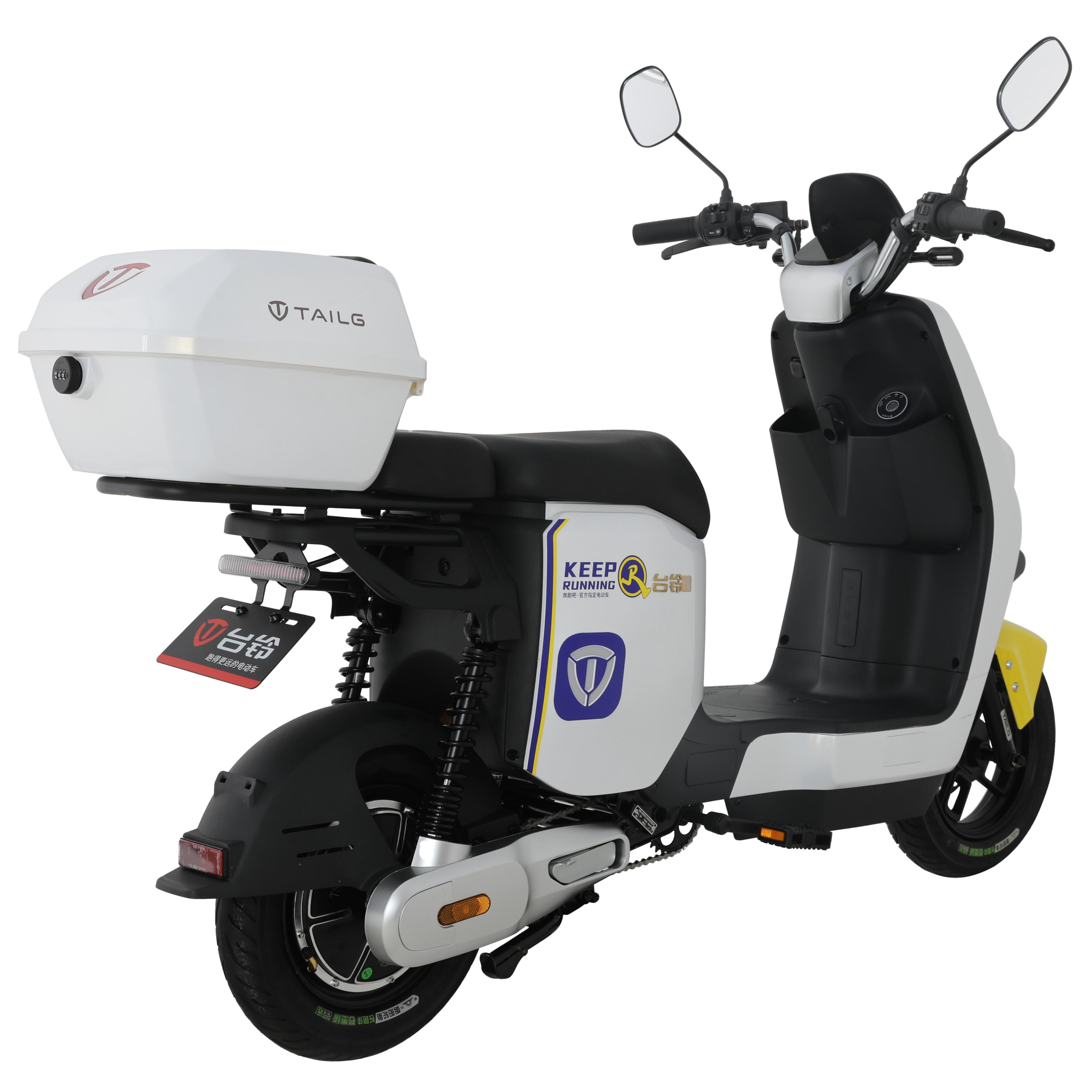 Tailg 2000W Eec Certification Delivery Electric Motor Scooter Motorcycle Tail Boxes With Gear Box