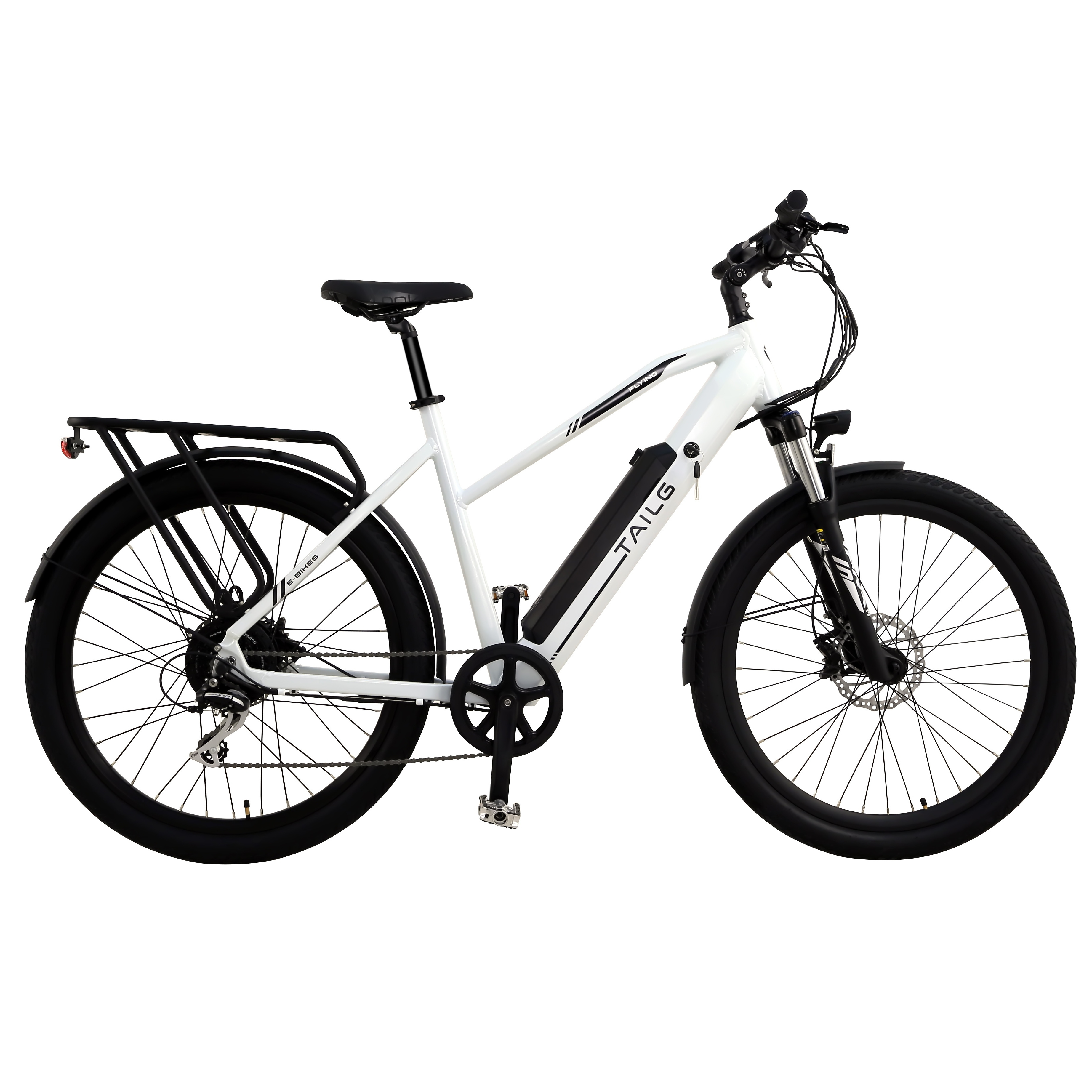 Tailg Rushed 27.5 Fat Inch Aluminum Alloy Frame 500W Battery Enduro Snow E Bike Ebike With LCD Display