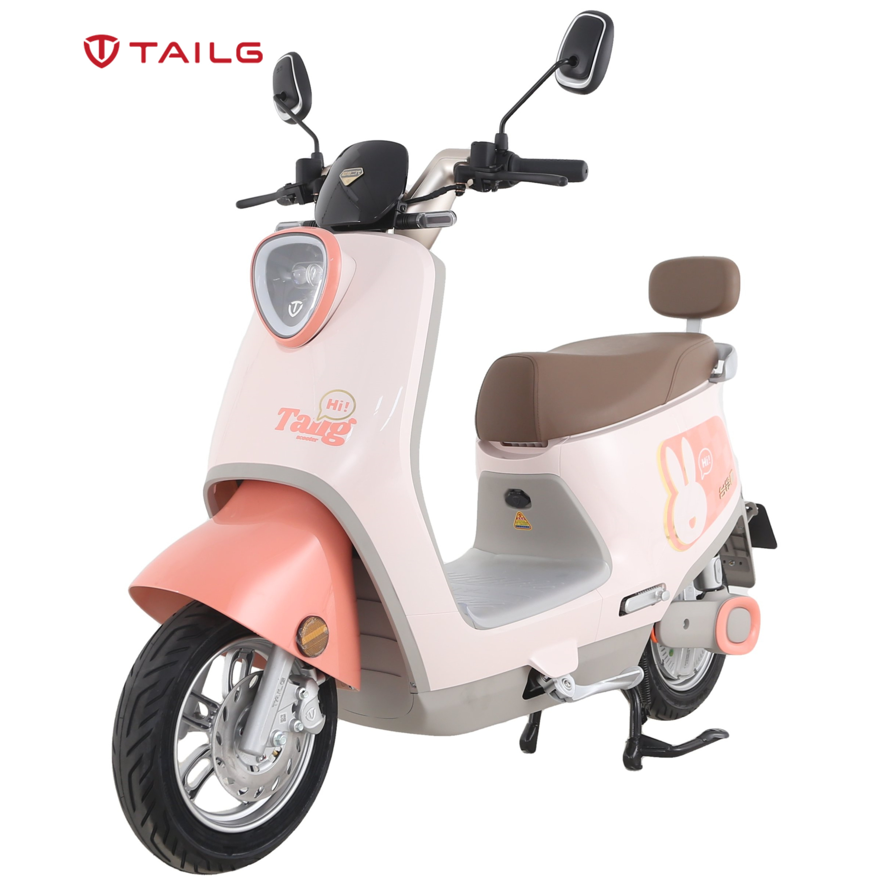 TAILG Hot Selling In China Long Range 150Km 250CC Adult Vintage Style E Moped Pink Scooter Electric Motorcycle