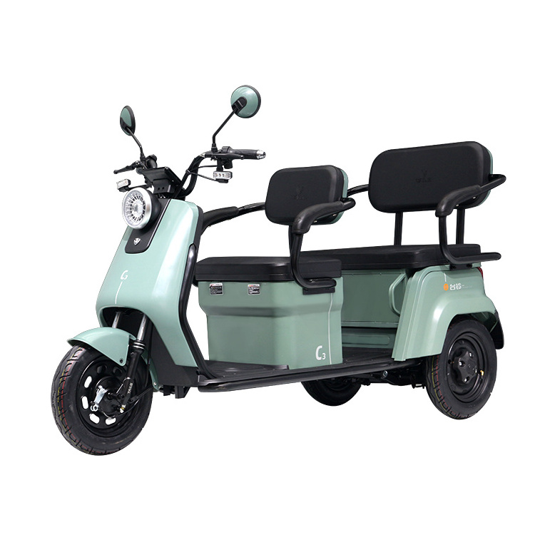 Tailg Best Quality Luxury Classic Passenger Pedicab Rickshaw Electric Tricycle With 3 Wheels