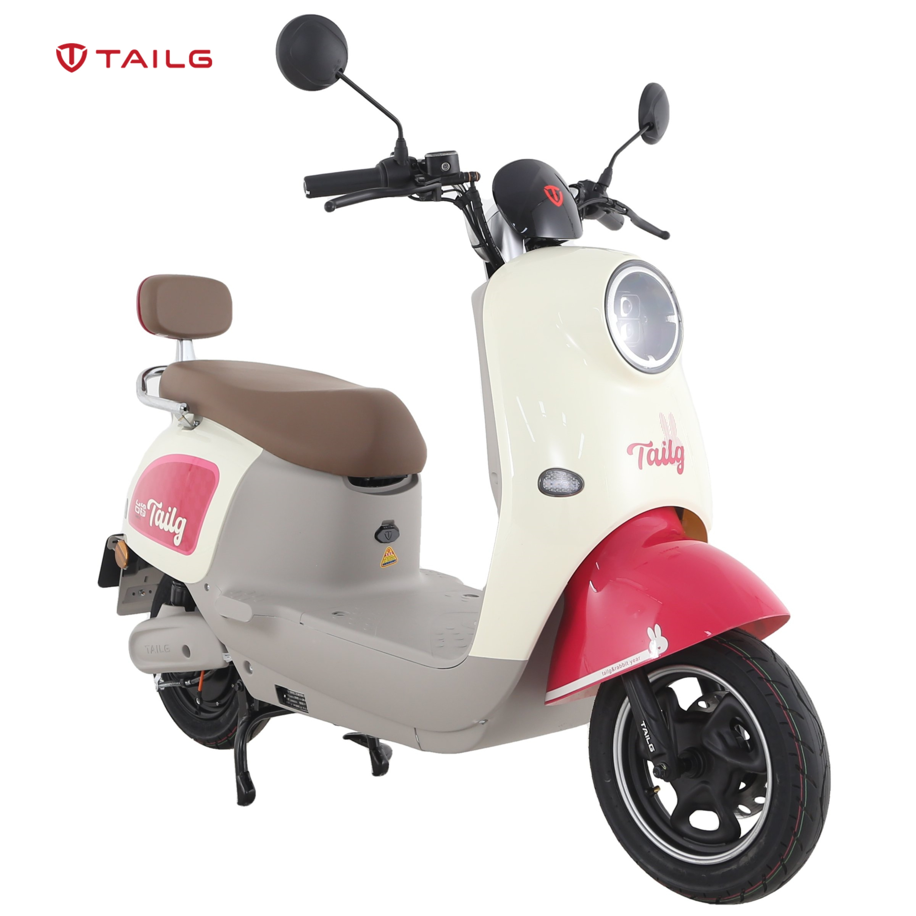 TAILG Wholesale Pink Moped Design Lady Disc Brake 1500w Ckd Electric Motorcycle Electric Bicycle Mopeds For Adults