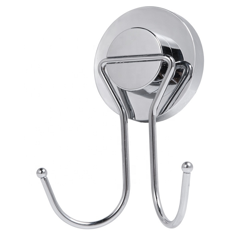 Hanging Heavy Duty Shower Suction Cup Hooks Powerful Vacuum Stainless Double Wall Hooks for Bathroom Vacuum Suction Cup Hook