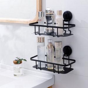 TAILI Coated Steel Bathroom Wall Shower Shelf Organizer Shower Caddy Bathroom Storage Suction Cup Shower Caddy