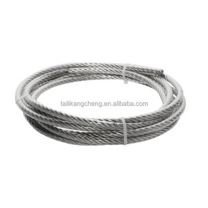 hot product (PVC)1.2mm/2mm ,7X7 304 stainless steel PVC coated wire rope