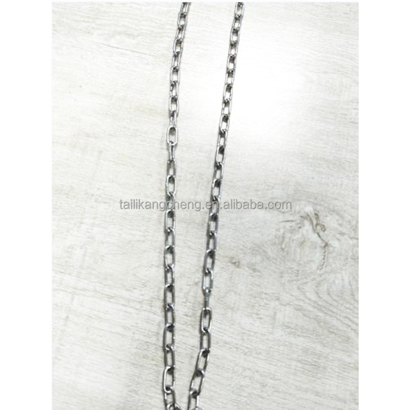 2mm Stainless steel 304 Heavy Duty Chain Links Chain Metal Utility Chain for Clothesline, Hanging Swing, Chain Hardware