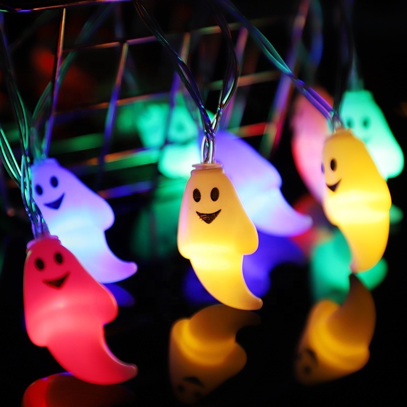 Supplier Wholesale Indoor Decor Battery Operated Led Halloween Decoration Light Pumpkin Led String Light for Hallowmas