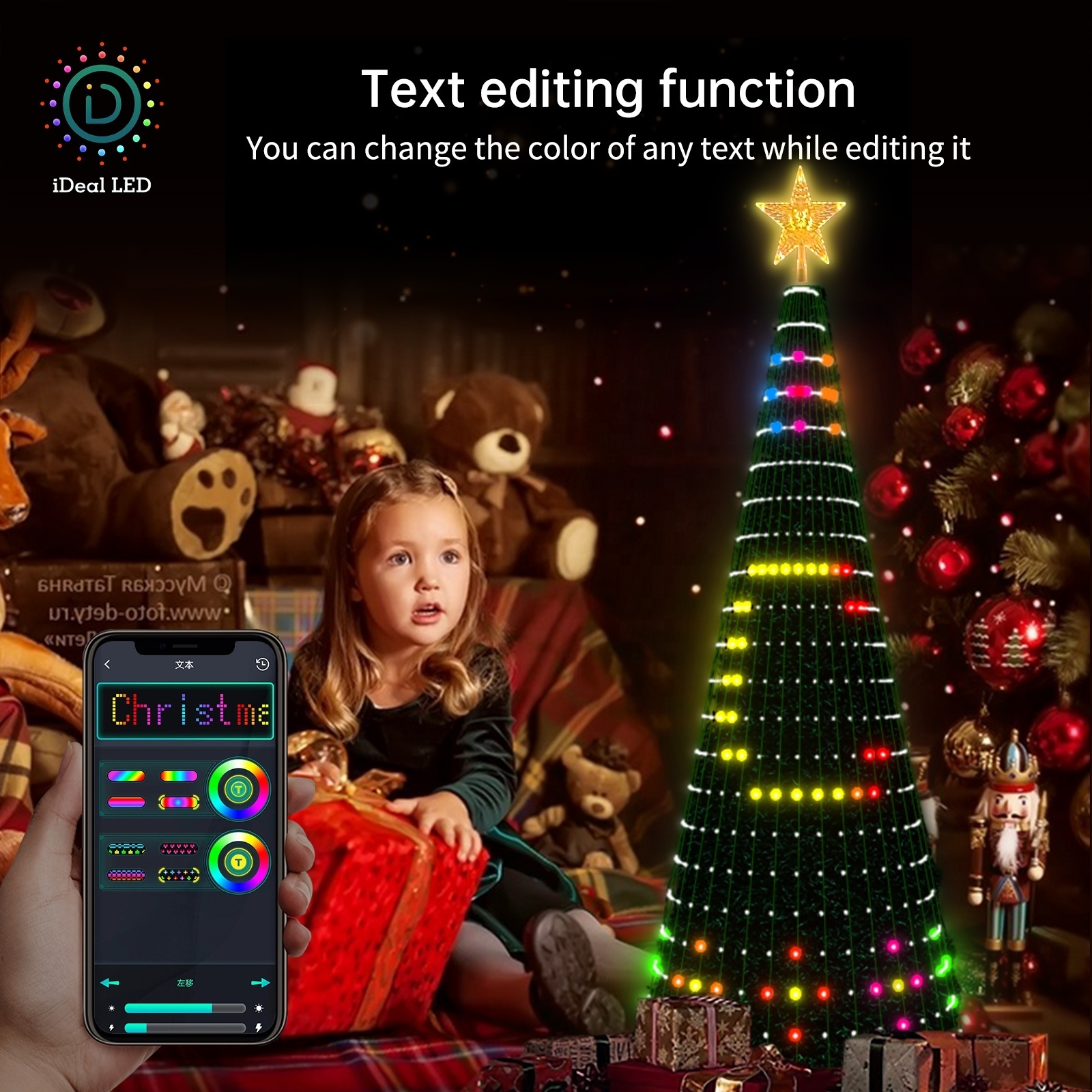 Smart APP Remote Control Christmas Tree Decoration LED fairy Lights Wedding Holiday Decorative Lighting Christmas Lights