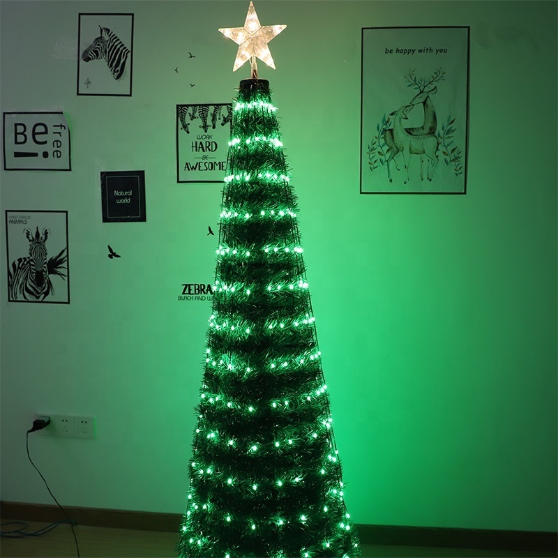 Outdoor Christmas Tree Decoration LED fairy Lights Smart  Multifunctional Point Control Remote Control LED String Lights