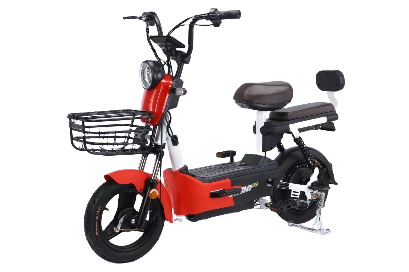 Fast speed electric mini bike portable electric scooter bike with two seats