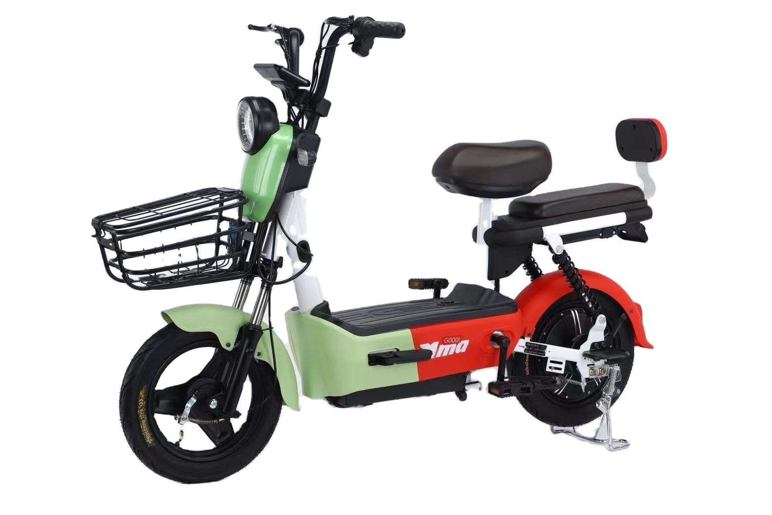 Fast speed electric mini bike portable electric scooter bike with two seats